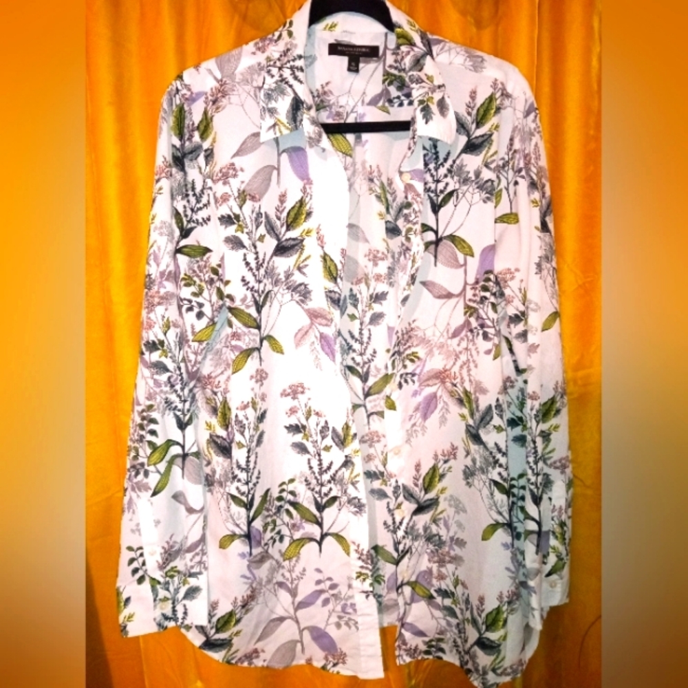 Banana Republic Dillon Shirt Blouse EUC SZ XL
